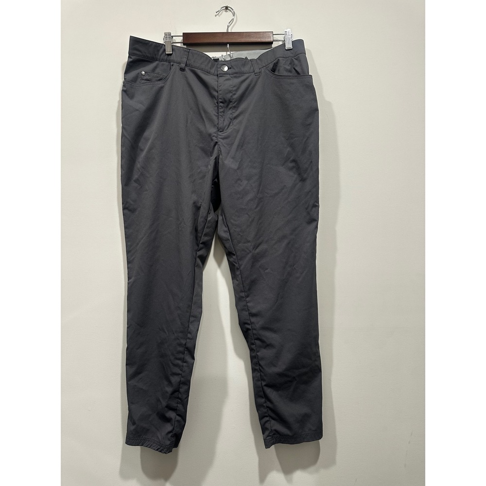 Adidas Golf Mens 38x30 Grey Performance Five Pocket Pants AU-B018
